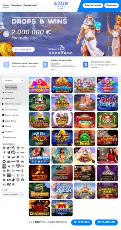 l'application et interface Yes O rNo Casino