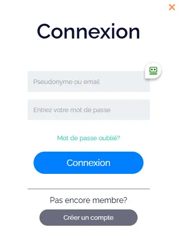 Connexion des membres du Yes O rNo Casino