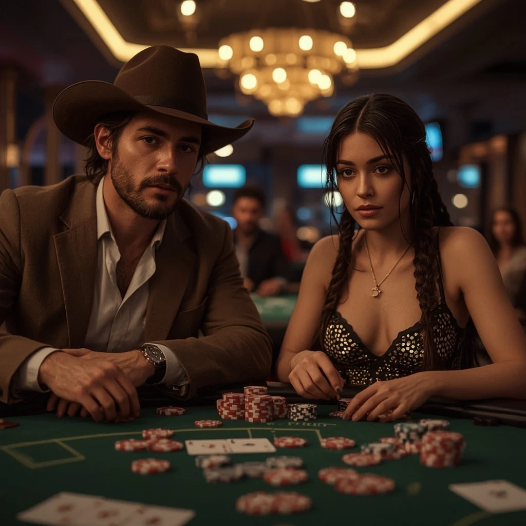 photo de deux joueurs de poker YES OR NO CASINO